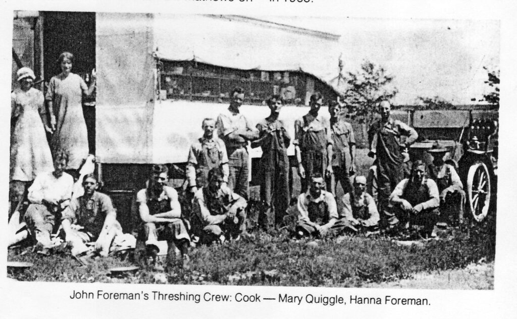 J. Foreman Threshing Crew