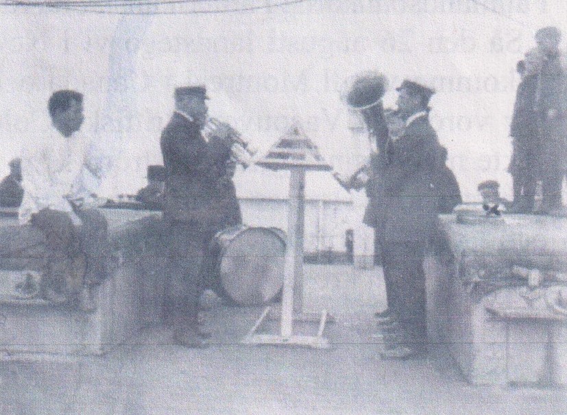 Band on boat