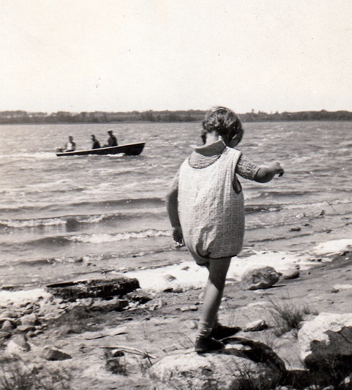 Jeanne at the lake